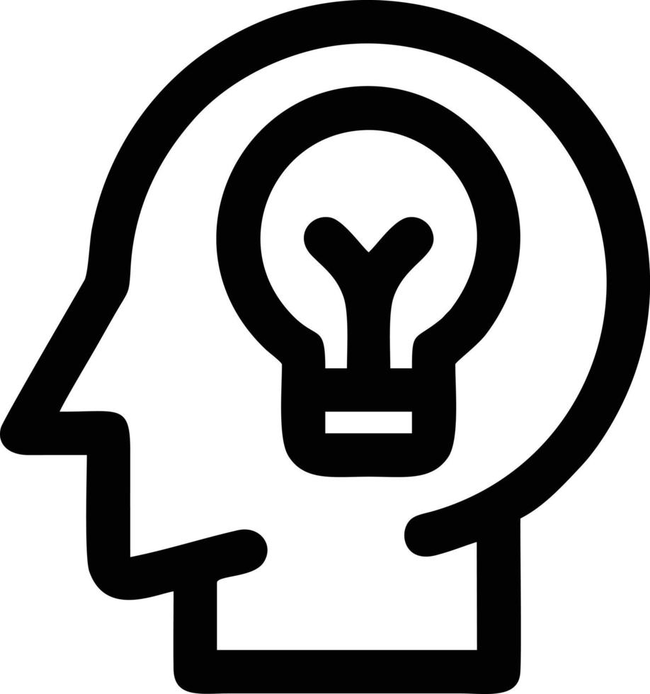 Idea solution icon symbol vector image. Illustration of the creative innovation concept design. EPS 10