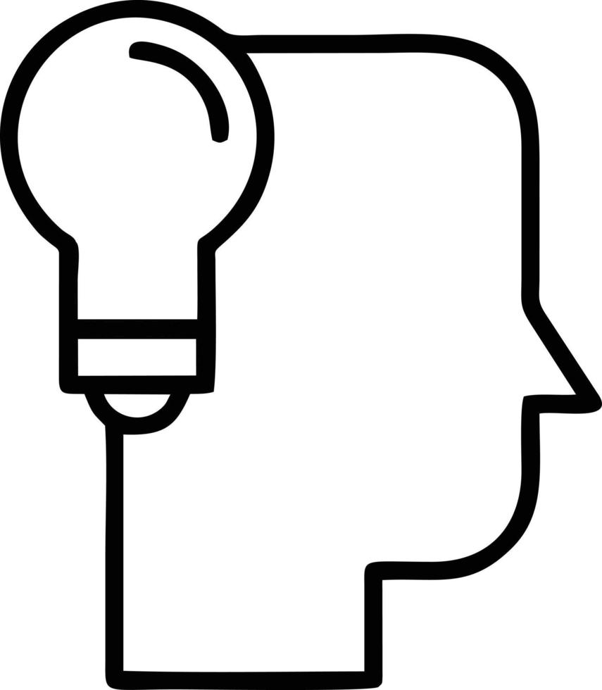 Idea solution icon symbol vector image. Illustration of the creative innovation concept design. EPS 10