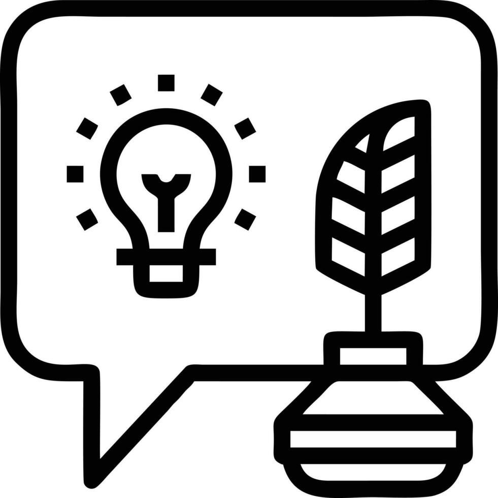 Idea solution icon symbol vector image. Illustration of the creative innovation concept design. EPS 10