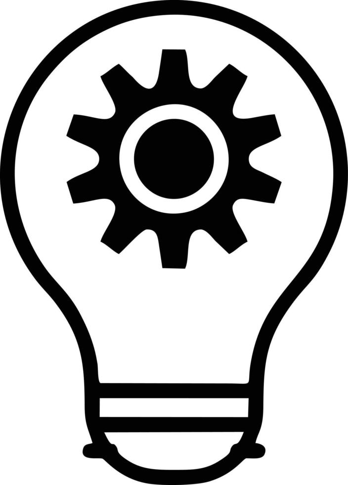 Idea solution icon symbol vector image. Illustration of the creative innovation concept design. EPS 10