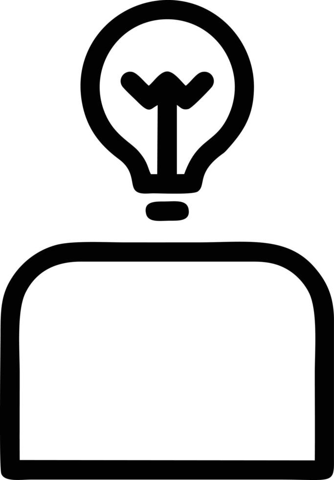 Idea solution icon symbol vector image. Illustration of the creative innovation concept design. EPS 10