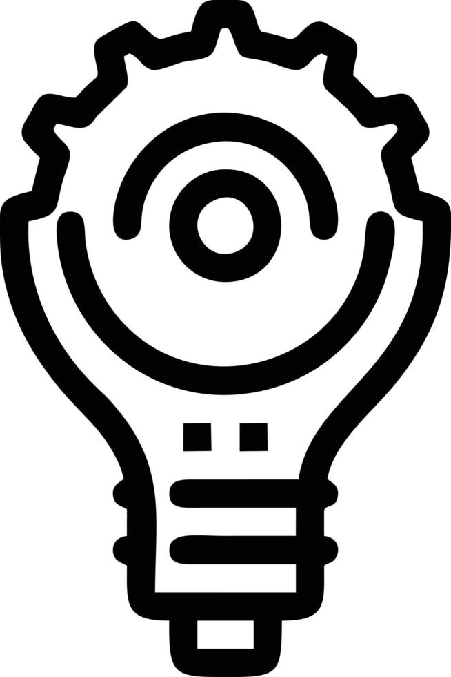 Idea solution icon symbol vector image. Illustration of the creative innovation concept design. EPS 10