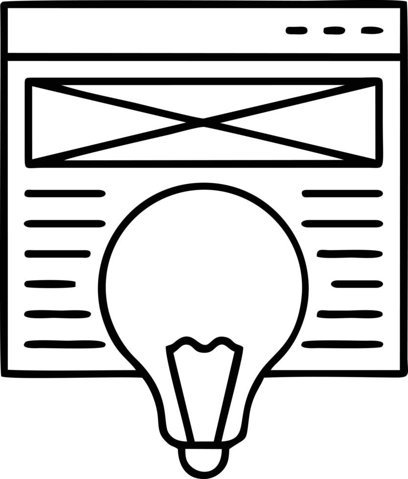 Idea solution icon symbol vector image. Illustration of the creative innovation concept design. EPS 10