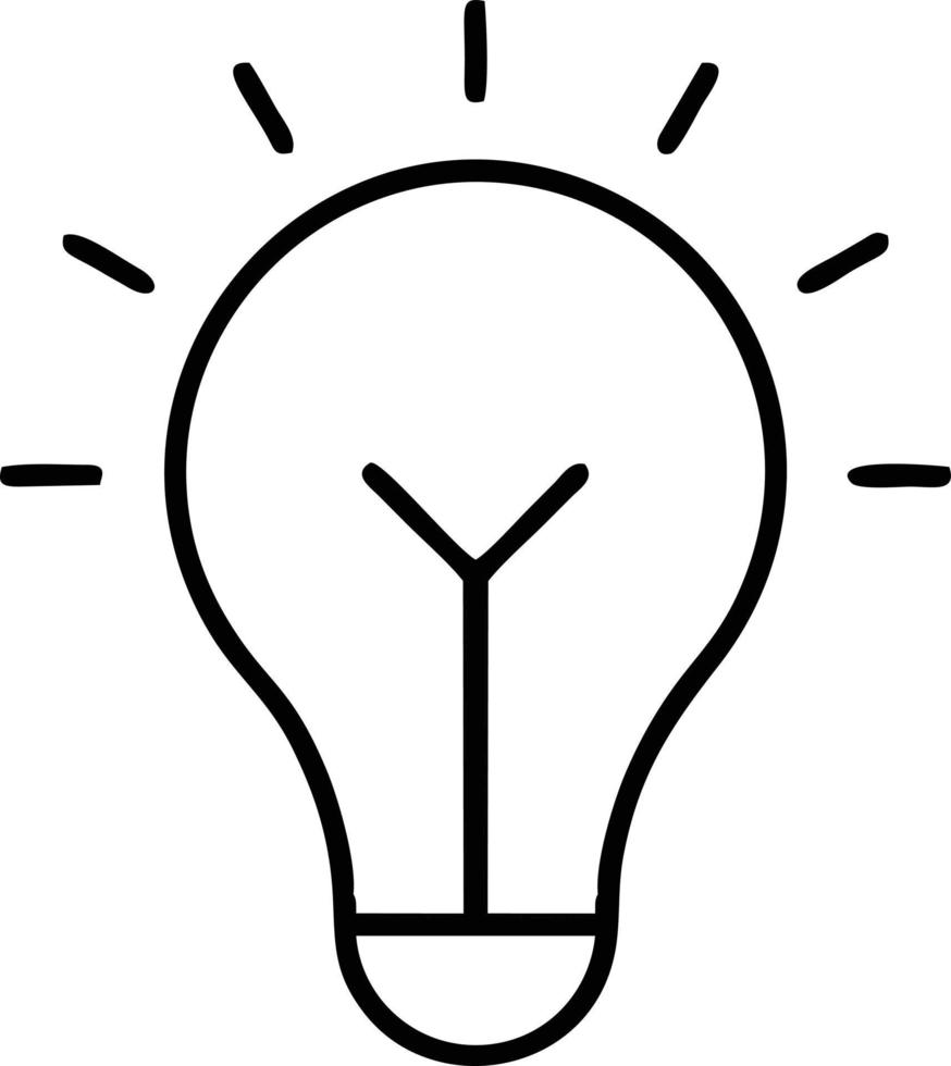 Idea solution icon symbol vector image. Illustration of the creative innovation concept design. EPS 10