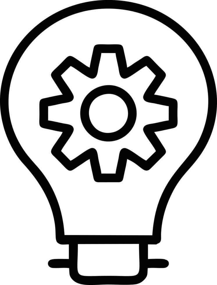Idea solution icon symbol vector image. Illustration of the creative innovation concept design. EPS 10