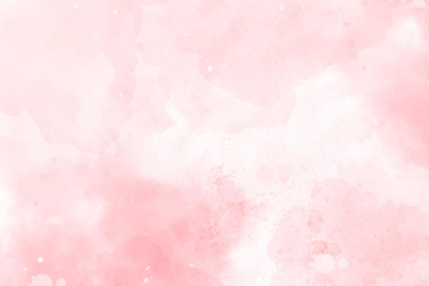 Abstract pink watercolor background. Pastel soft water color pattern vector