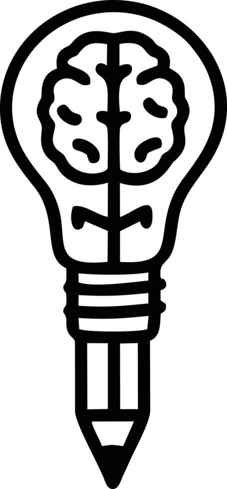 Idea solution icon symbol vector image. Illustration of the creative innovation concept design. EPS 10