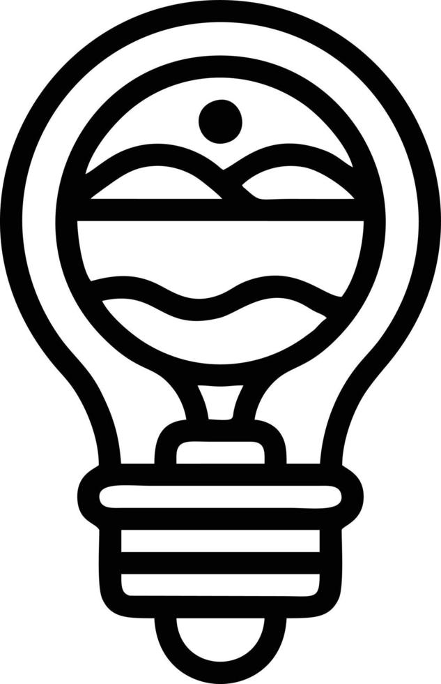 Idea solution icon symbol vector image. Illustration of the creative innovation concept design. EPS 10