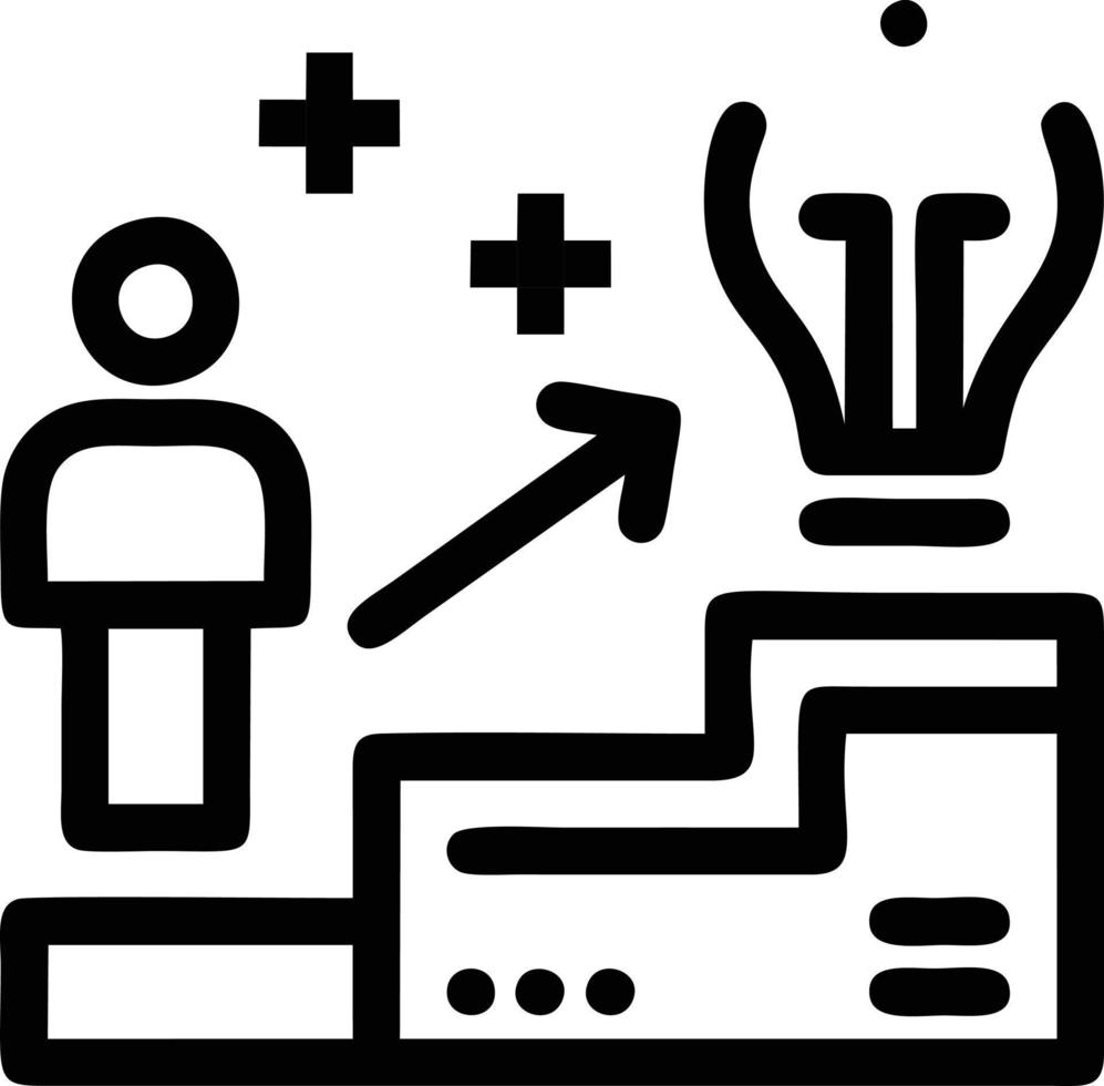 Idea solution icon symbol vector image. Illustration of the creative innovation concept design. EPS 10