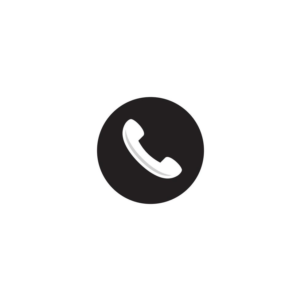 a simple Telephone logo or icon design vector