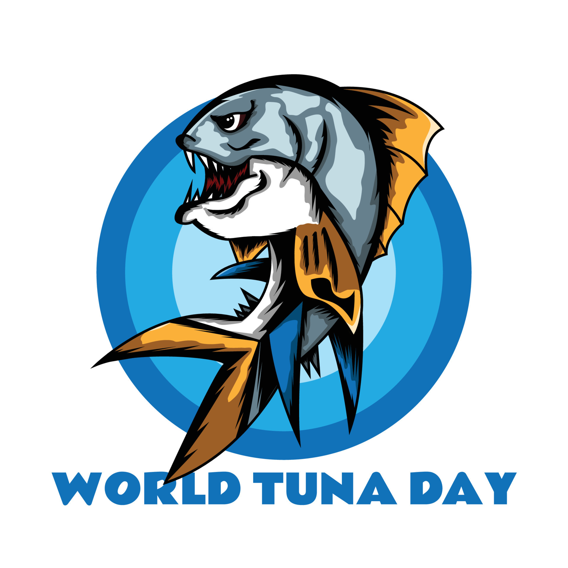 world tuna day vector art 22205667 Vector Art at Vecteezy