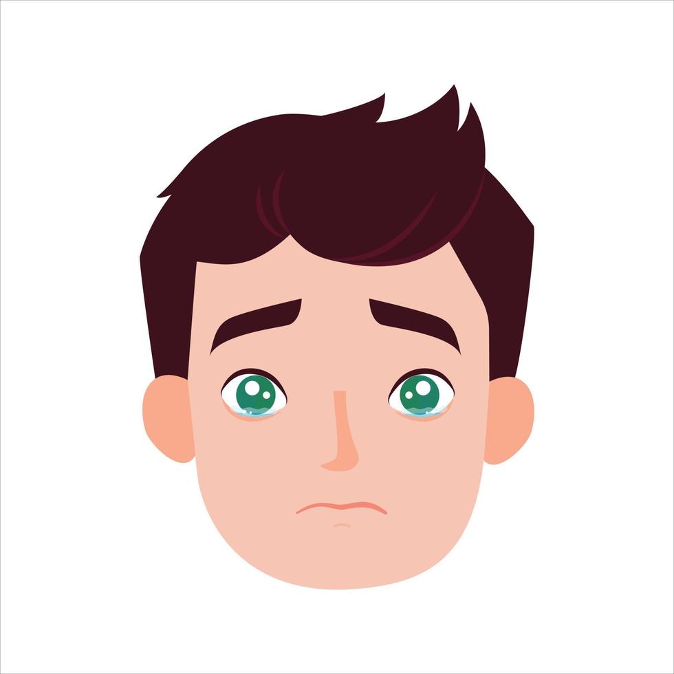 Face Profile Images, Vector illustration in flat style 22205805 Vector ...