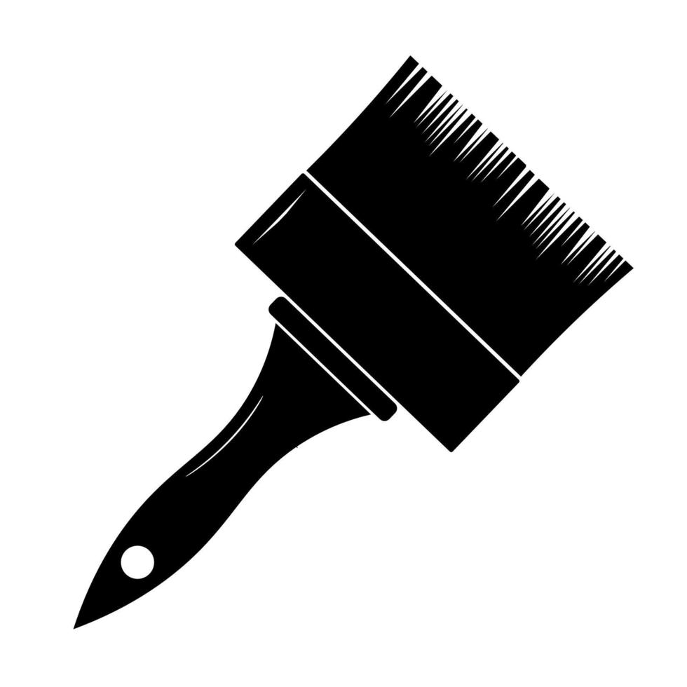 Paint brush vector icon popular and simple flat symbol for web and graphic, mobile app, logo