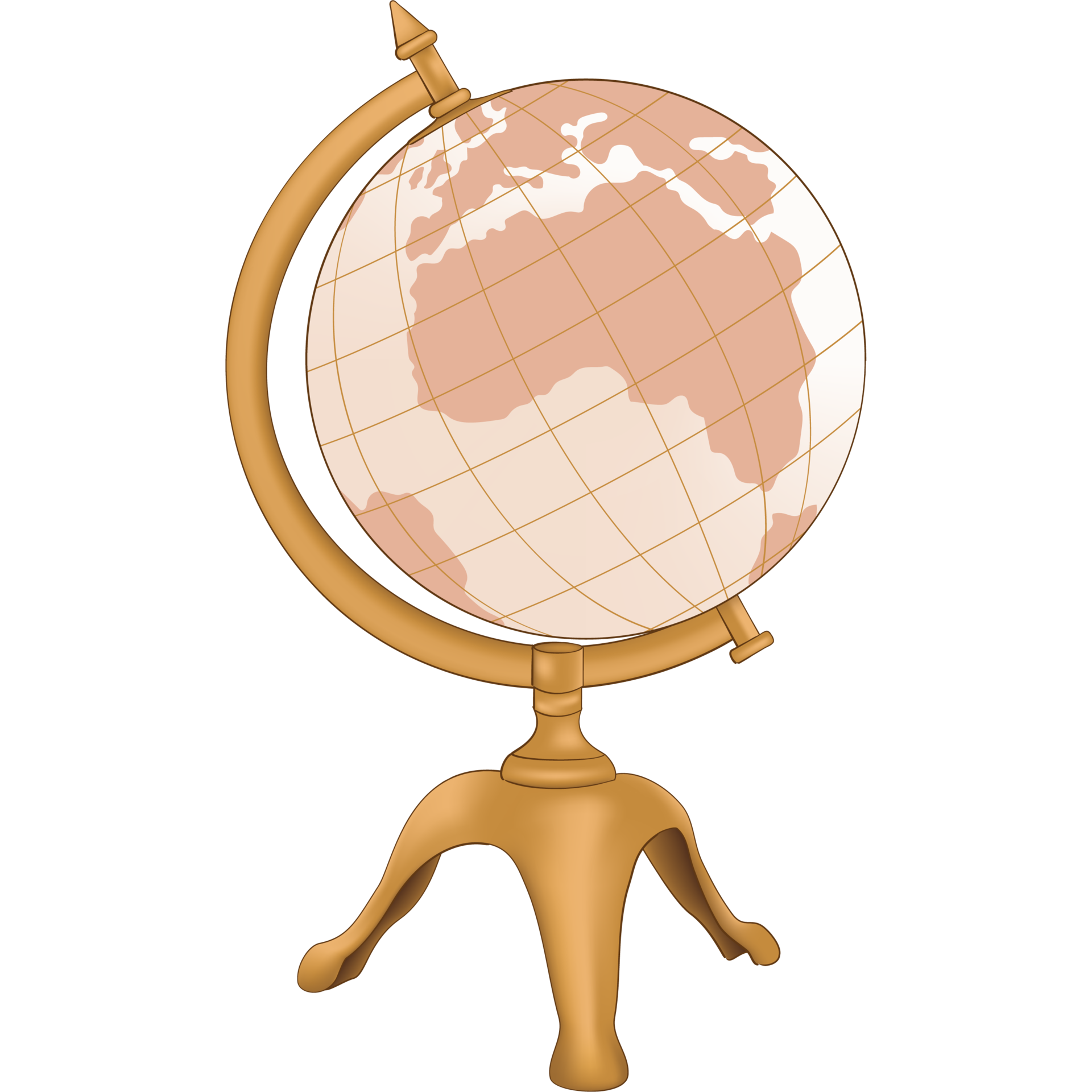 Transparent vintage world globe, antique object 22205941 PNG