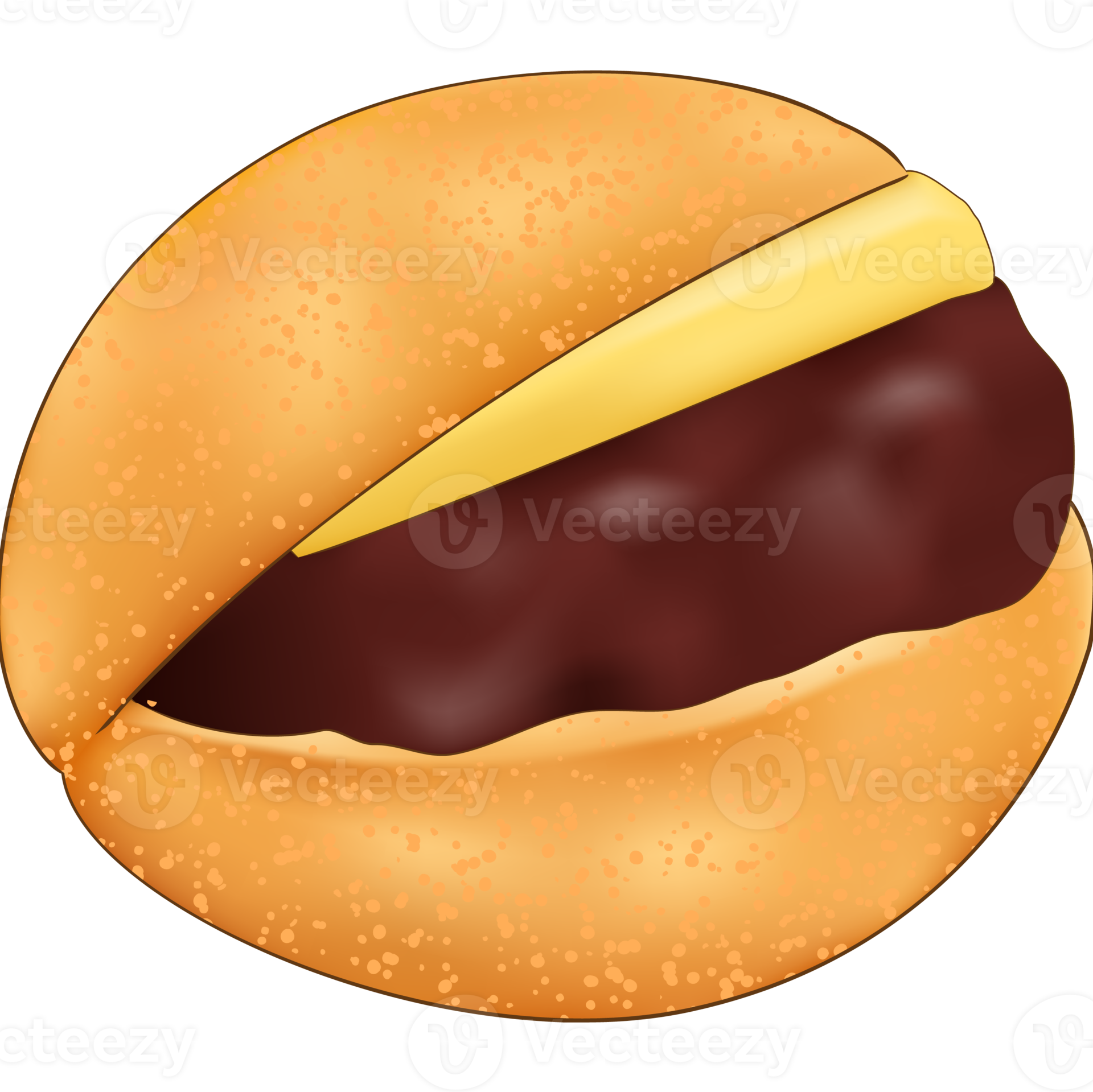 red bean anko butter sandwich traditional Japanese bread 22205959 PNG