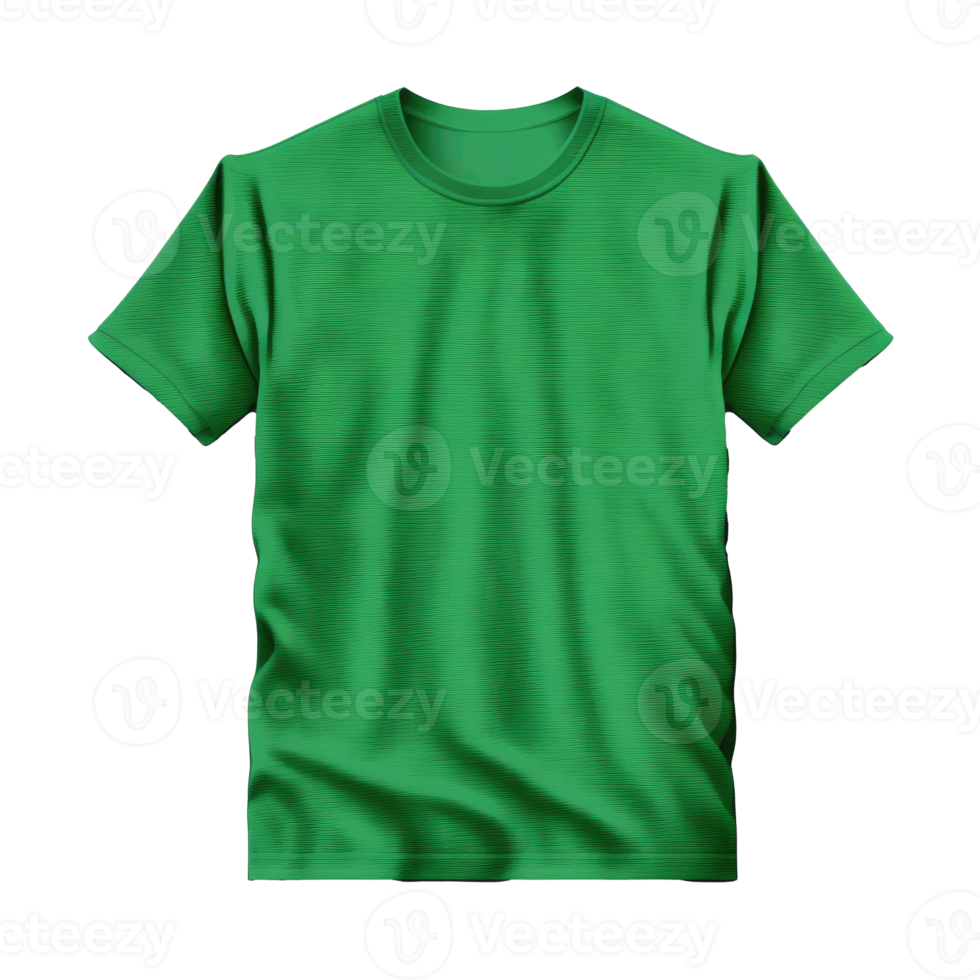 Green T-Shirt Mockup. png
