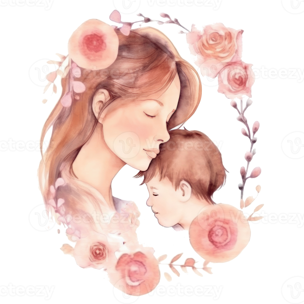 Mother's Day watercolor background. png