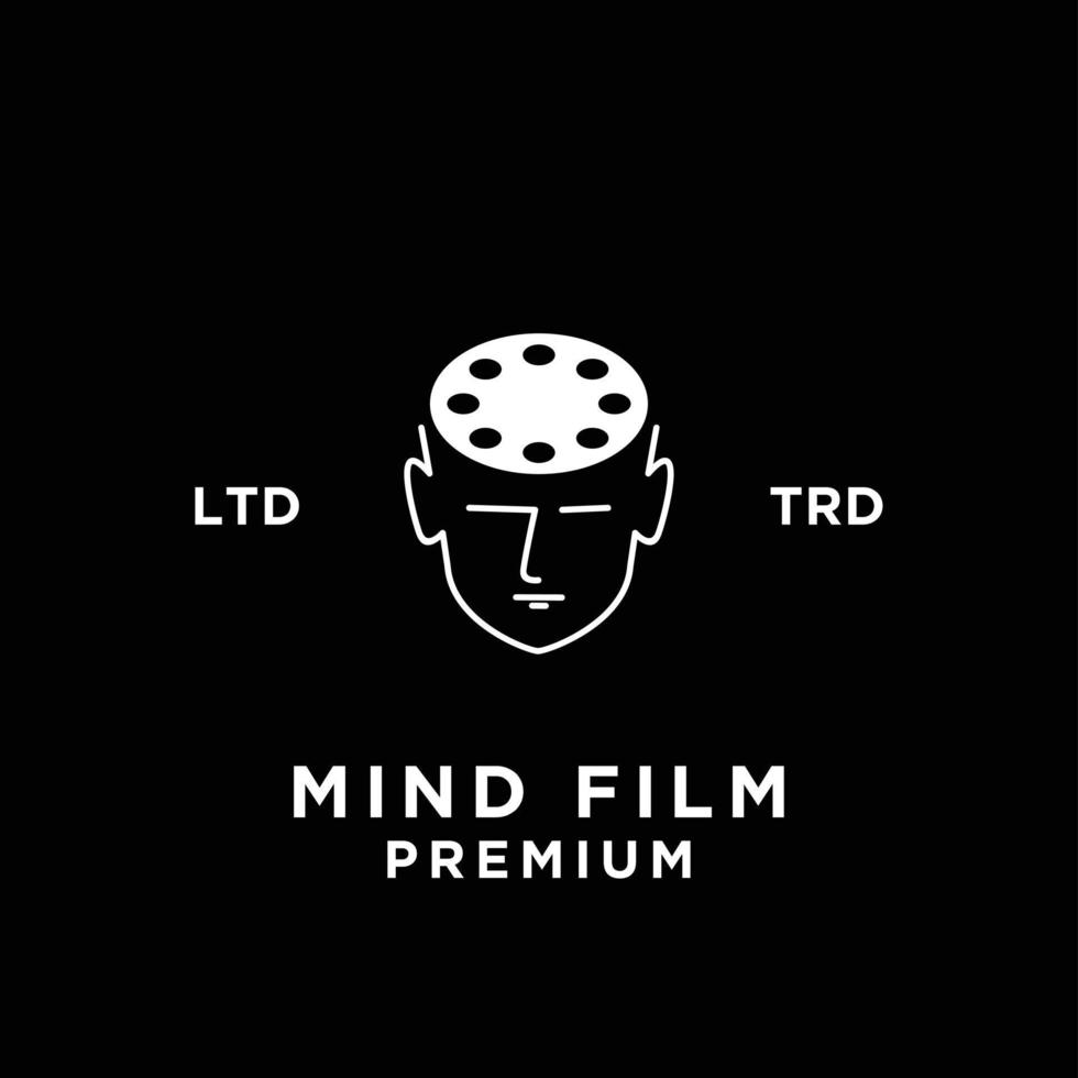 Mind Film logo icon design vector