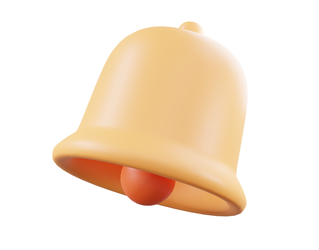 3d interpretazione allarme campana minimo png