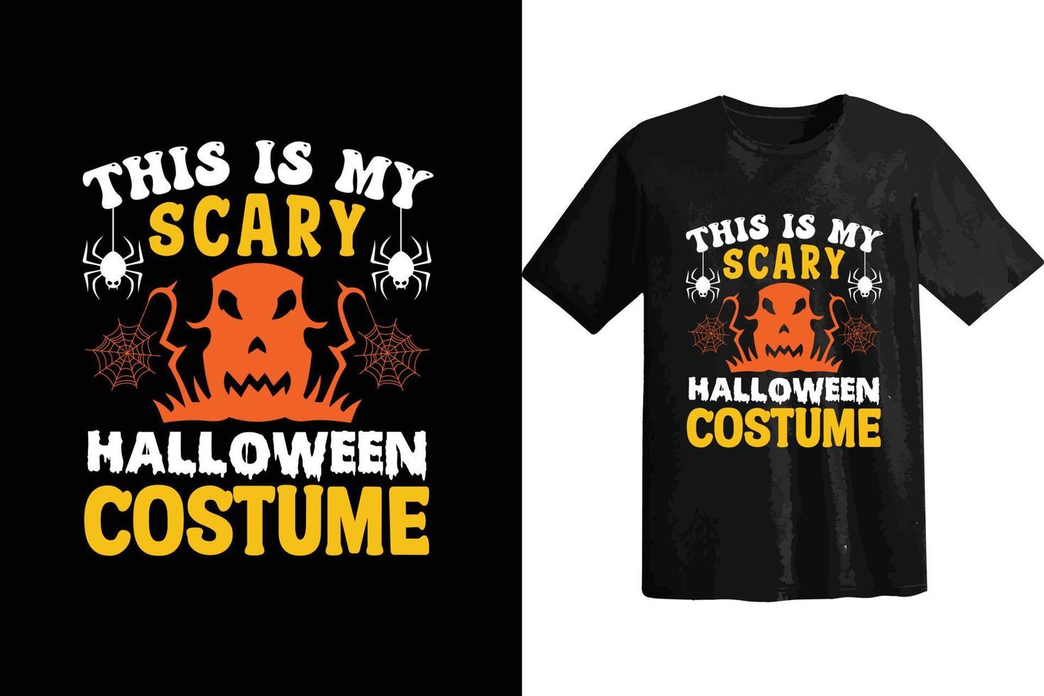 Halloween day t-shirt design vector
