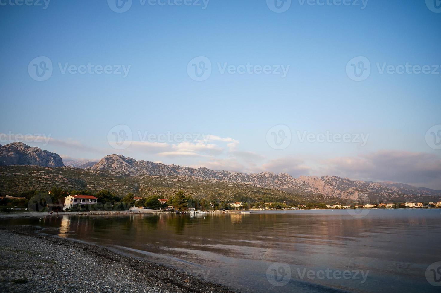 Scenic coastal view photo