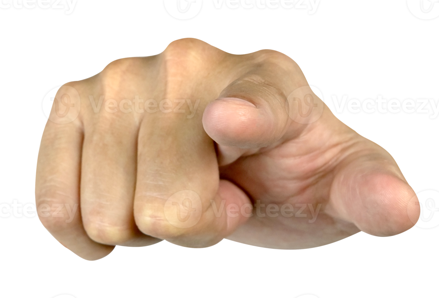 Index finger or hand pointing at you isolated png