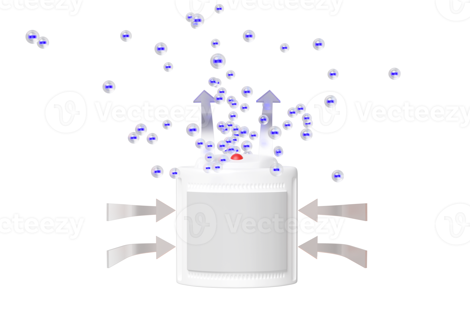 3d air purifier, dehumidifier, misting fans with electron anion, ozone