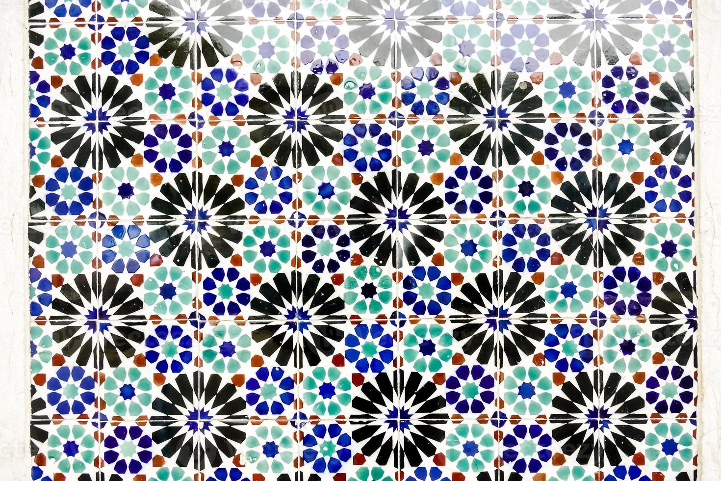 Ornate tile pattern photo