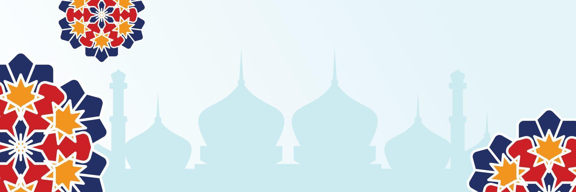 Islamic background, with beautiful mandala ornament. vector template for banners, greeting cards for Islamic holidays, eid al fitr, ramadhan, eid al adha
