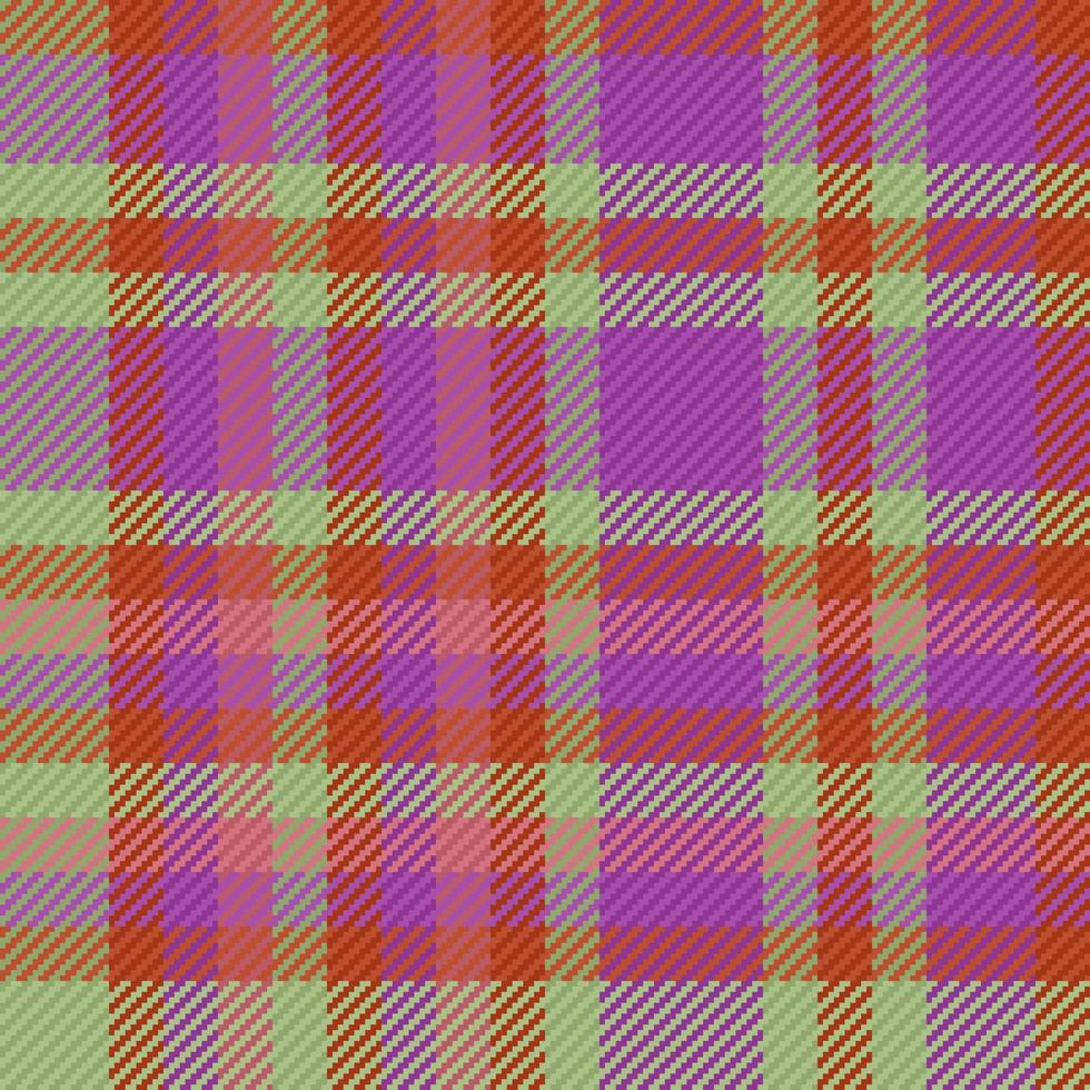 Tartan textile fabric. Pattern texture vector. Seamless check background plaid. vector