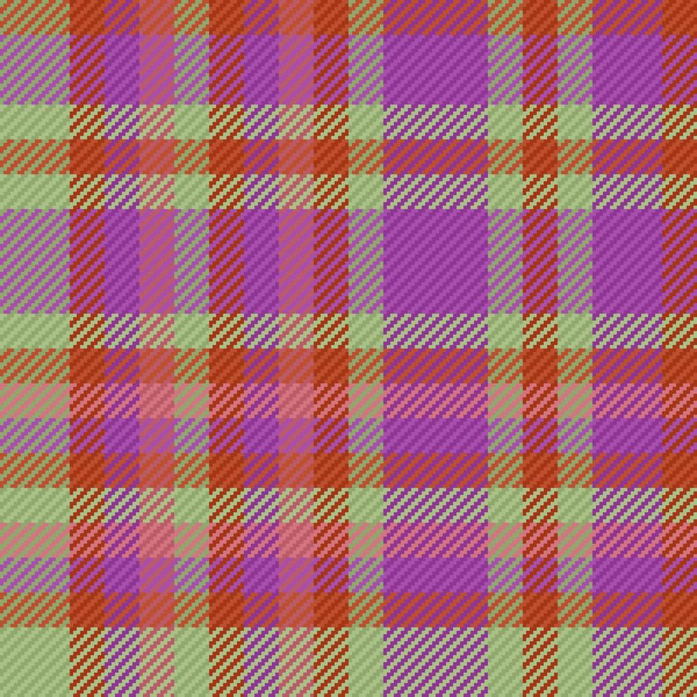 Tartan textile fabric. Pattern texture vector. Seamless check background plaid. vector