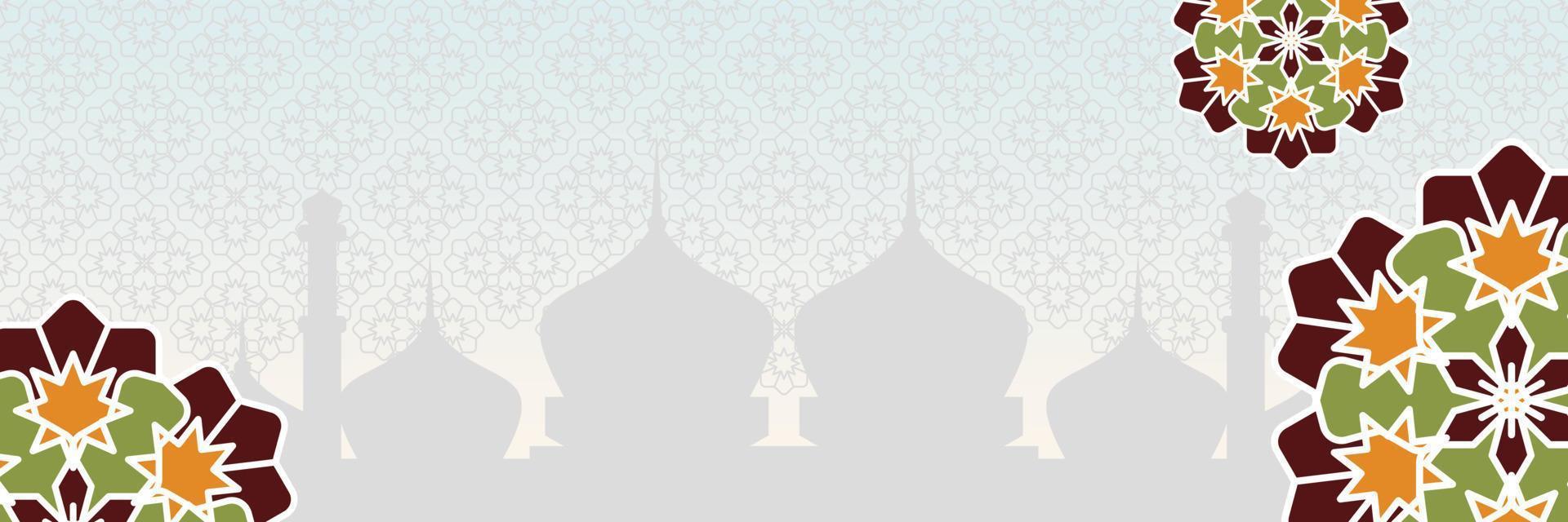 islámico fondo, con hermosa mandala ornamento. vector modelo para pancartas, saludo tarjetas para islámico vacaciones, eid Alabama fitr, Ramadán, eid Alabama adha