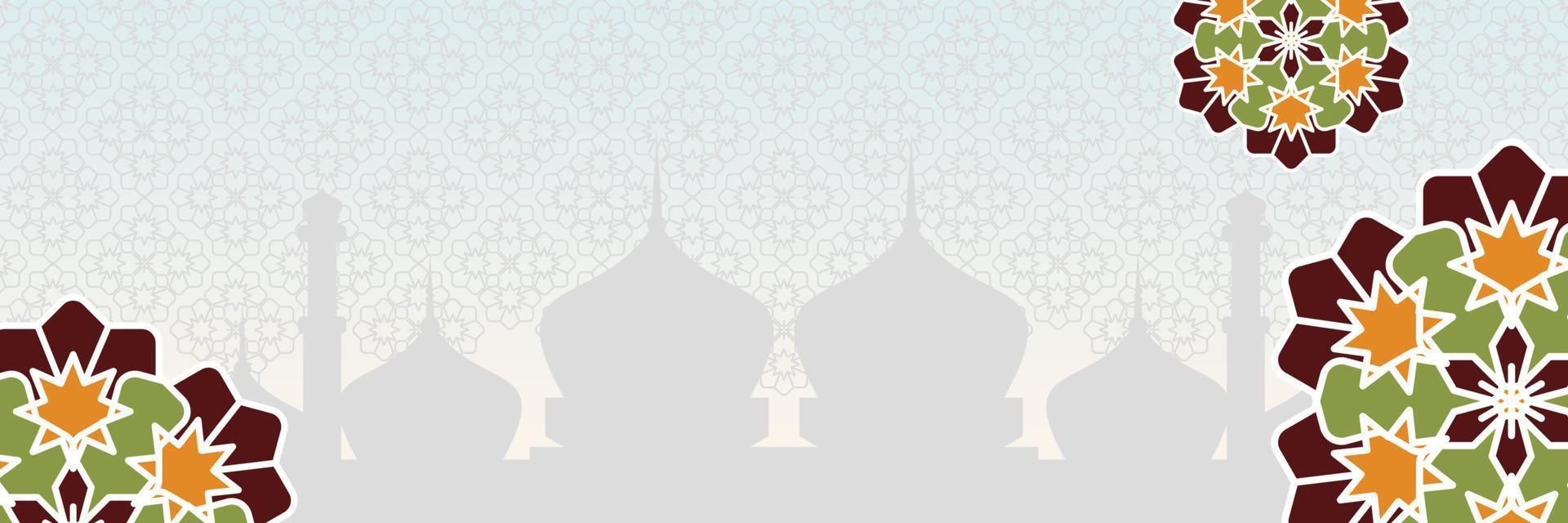 Islamic background, with beautiful mandala ornament. vector template for banners, greeting cards for Islamic holidays, eid al fitr, ramadhan, eid al adha