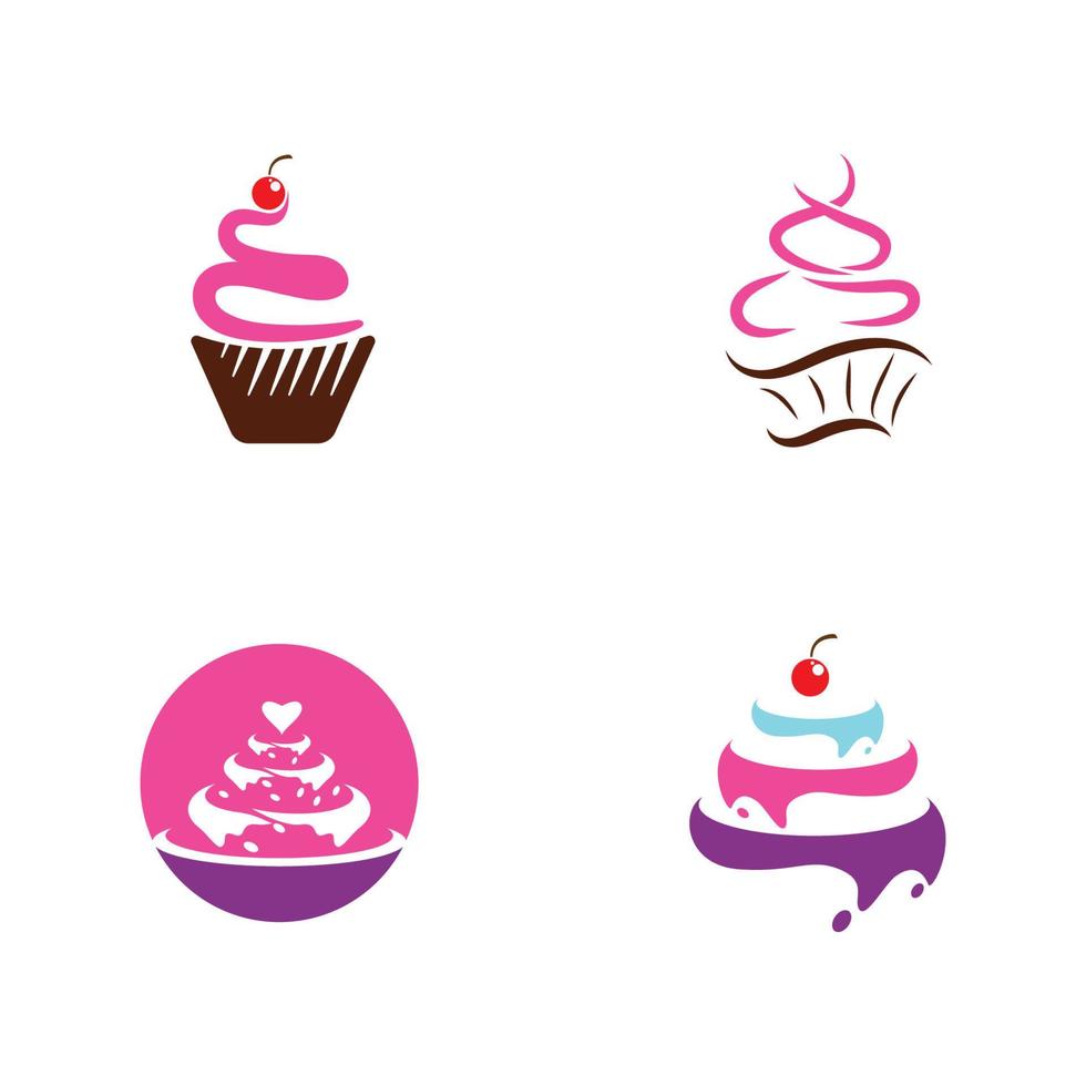 Cake sign icon vector illustration design template