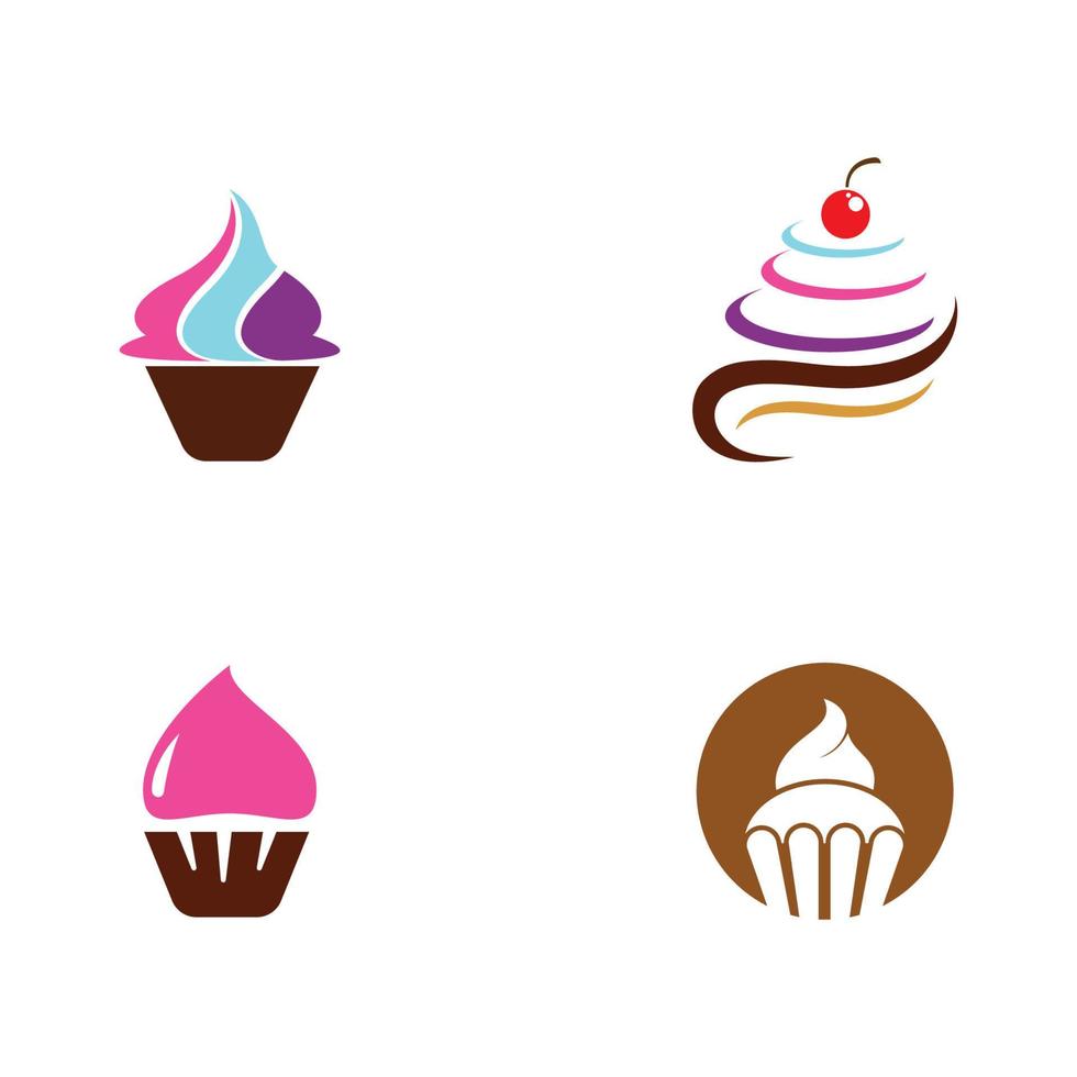 Cake sign icon vector illustration design template