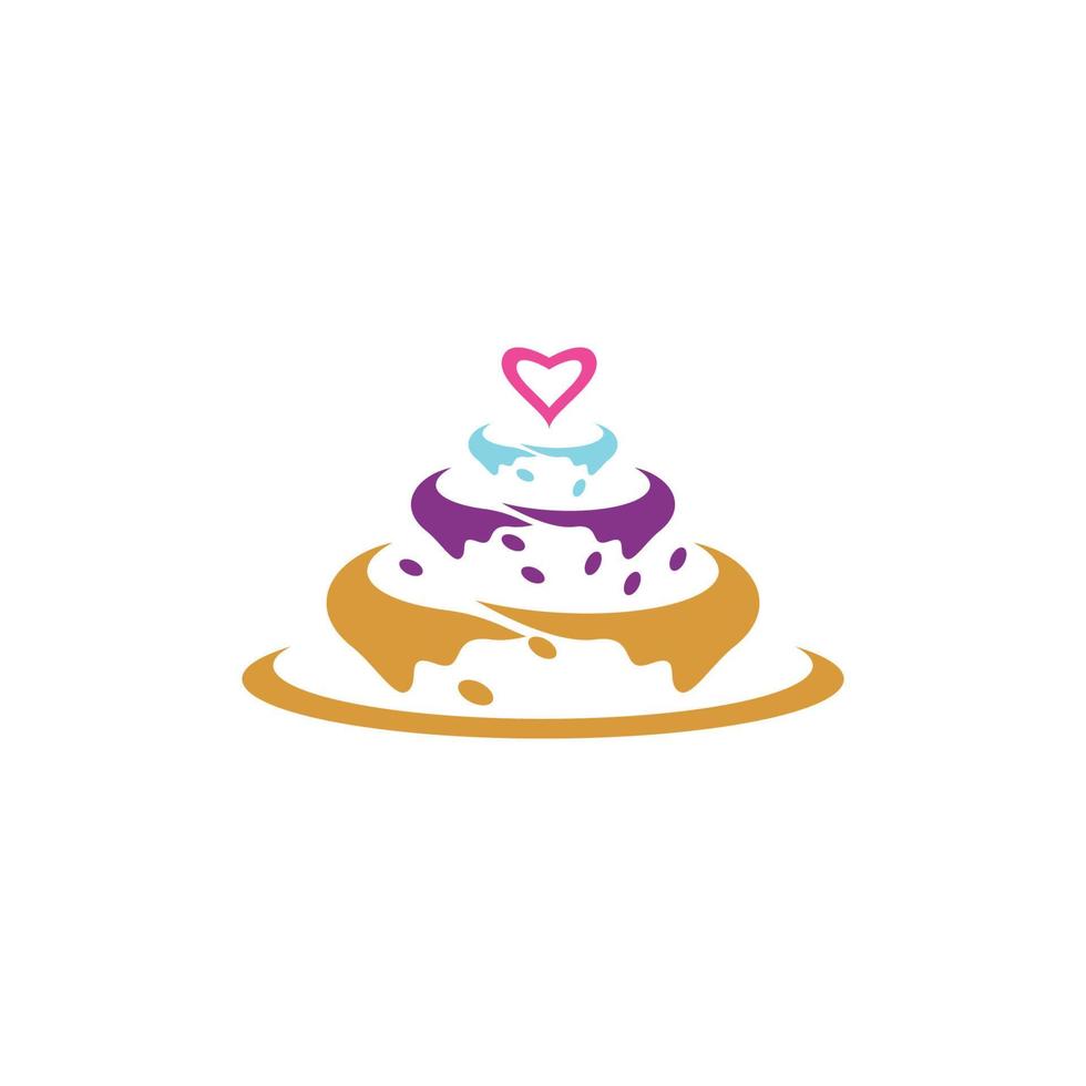 Cake sign icon vector illustration design template