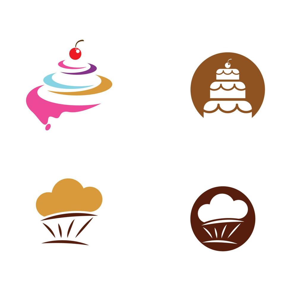 Cake sign icon vector illustration design template