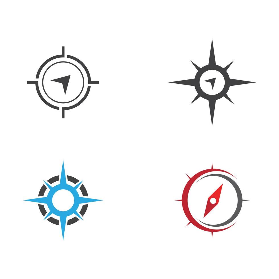 Compass vector icon illustration