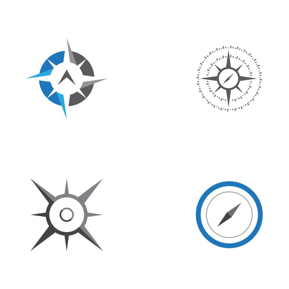 Compass vector icon illustration