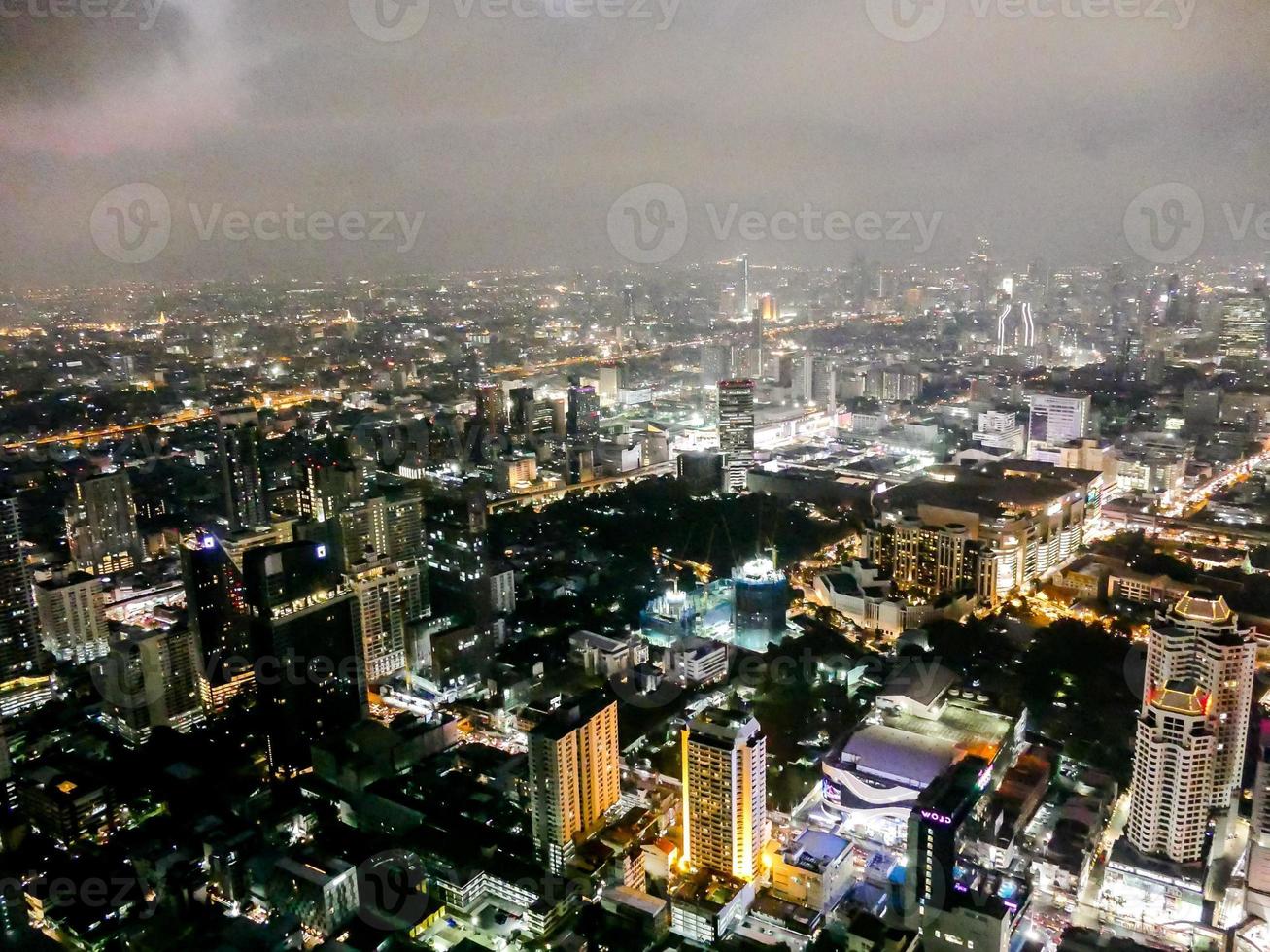 Aerial view of Bangkok, Thailand photo