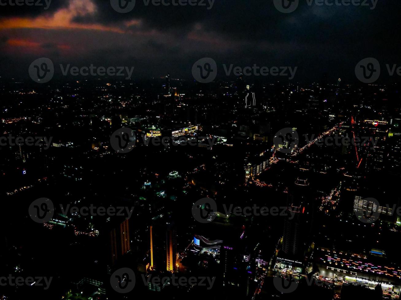 vista aérea de bangkok, tailandia foto