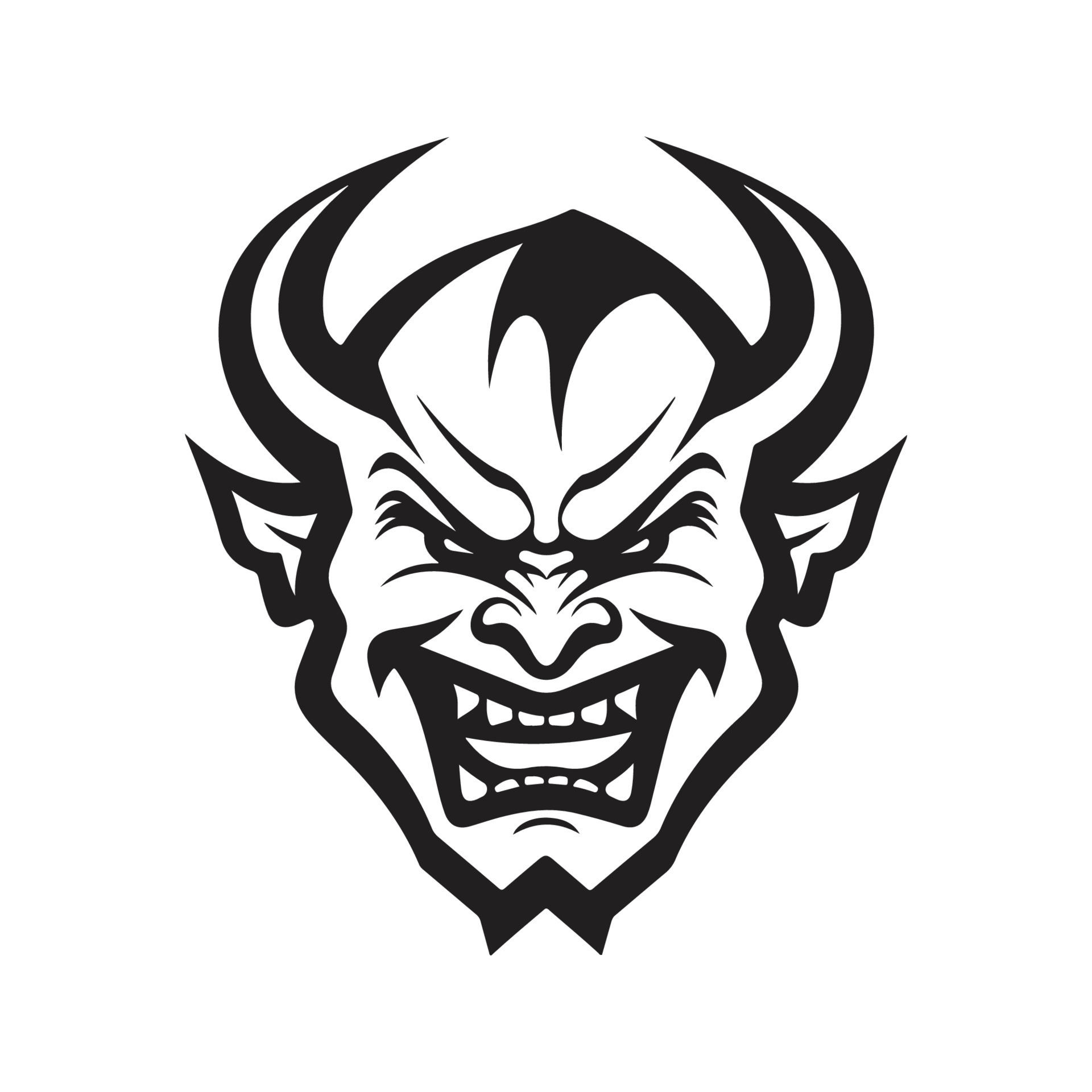 Devil Clipart Black And White