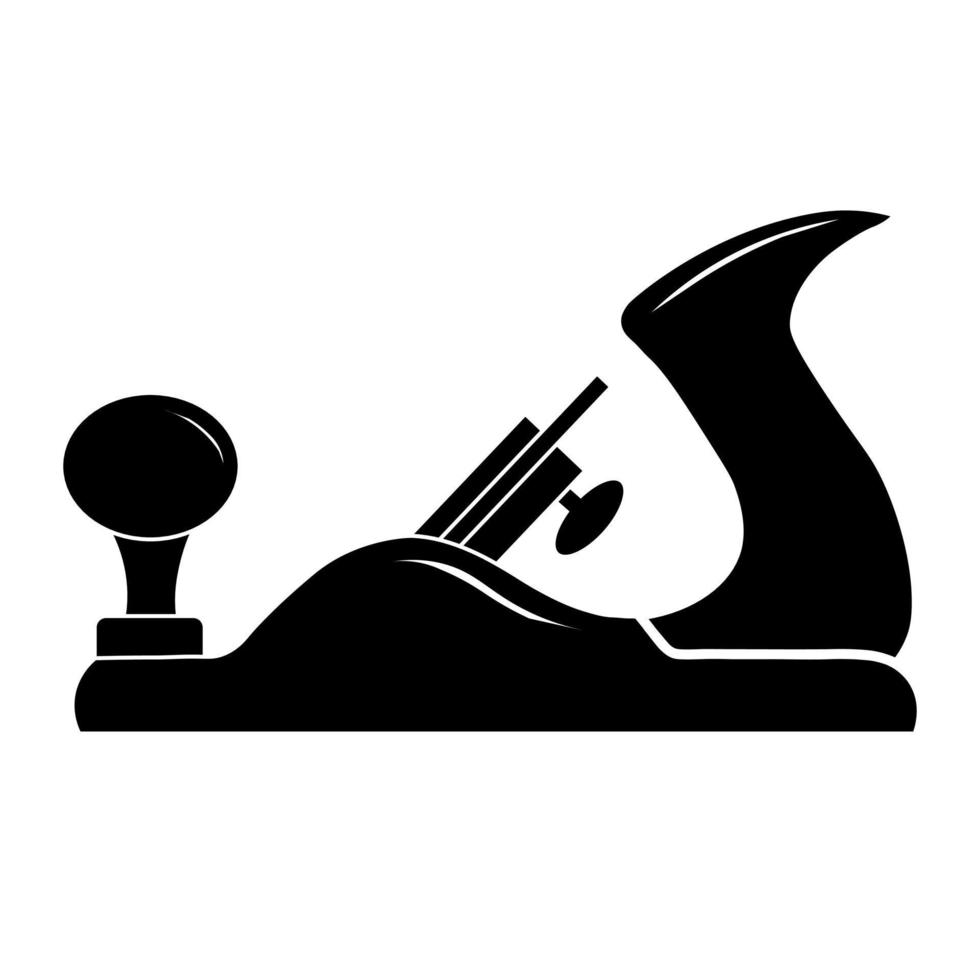 Vector illustration of flat block plane icon