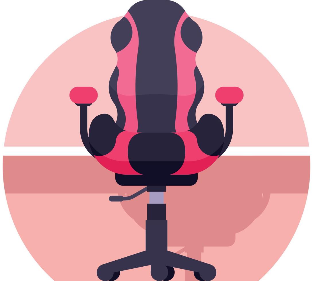 Gamer's Chair, Vector Image, Isolated On Transparent Background.