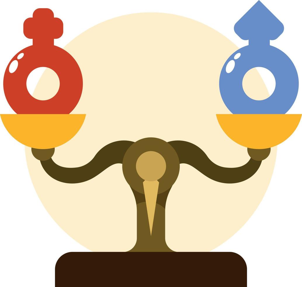 The Male And Female Symbol On A Weight Scale Isolated On Transparent the-male-and-female-symbol-on-a-weight-scale-isolated-on-transparent