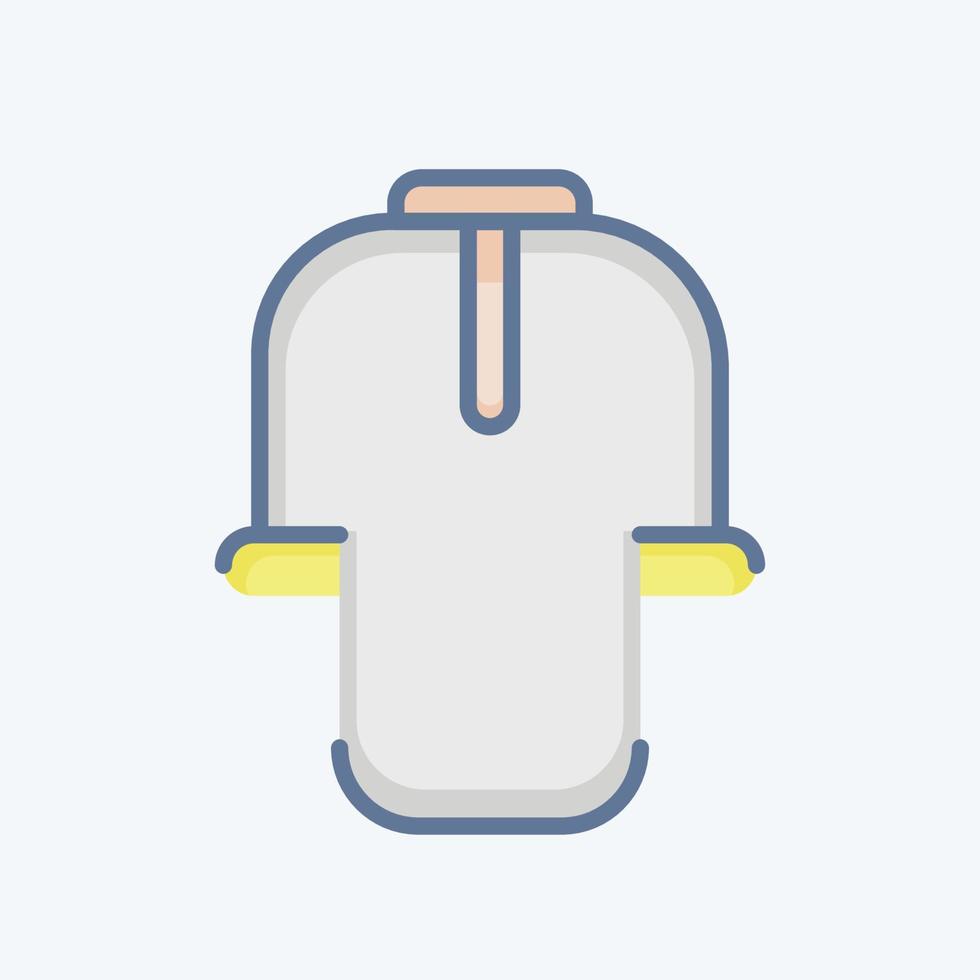 Icon Shirt. related to Eid Al Fitr symbol. islamic. ramadhan. simple illustration vector