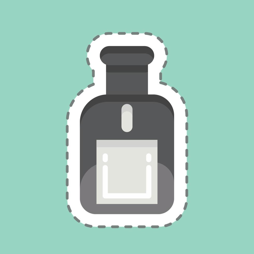 Icon Perfume. related to Eid Al Fitr symbol. islamic. ramadhan. simple illustration vector