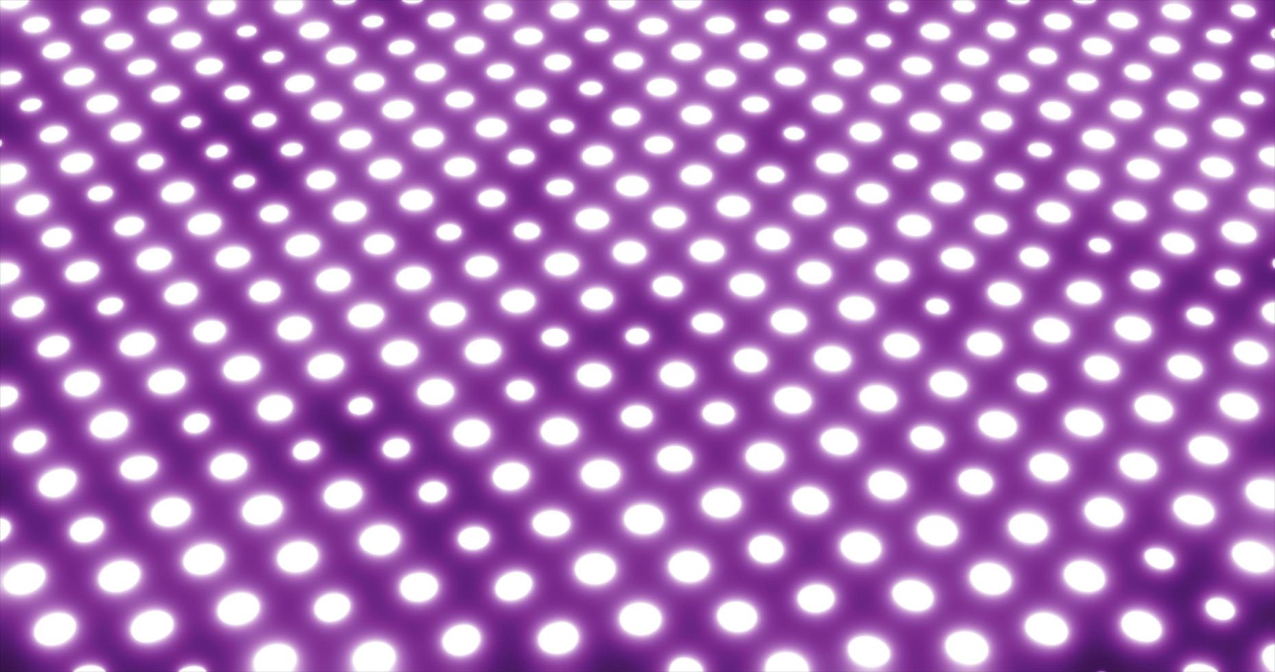 Abstract background of purple flashing dots photo