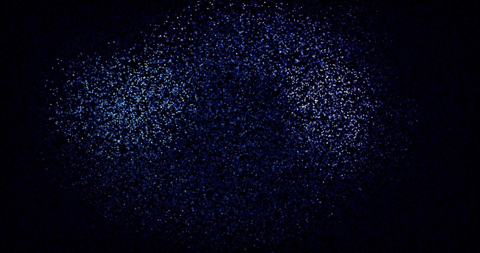 Abstract blue energy round sphere glowing with particle photo