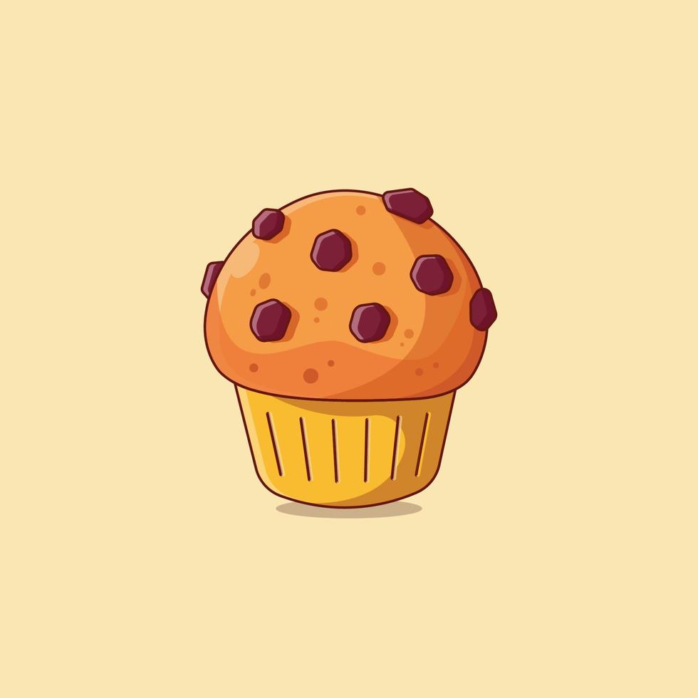 Cup Cake Flat Vector Pro Download